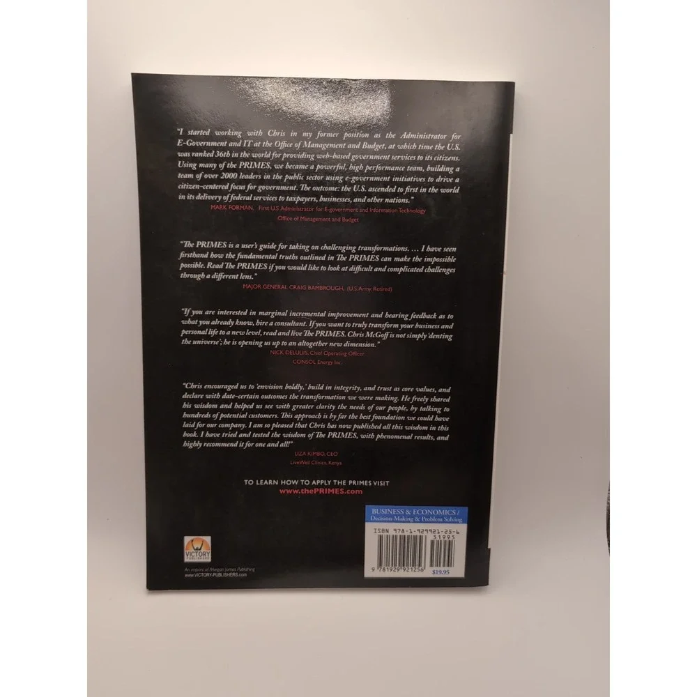 Primes : How Any Group Can Solve‎ Any Problem by Chris McGoff (2010, Trade...